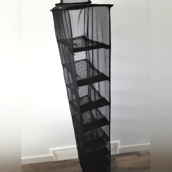 Hanging 10 Shelf Closet Organizer -  Velcro Mesh Knit - Picture 1 of 4